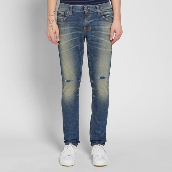 Nudie Tight Terry Jeans in Martin Replica 3 - Picture 4 of 9